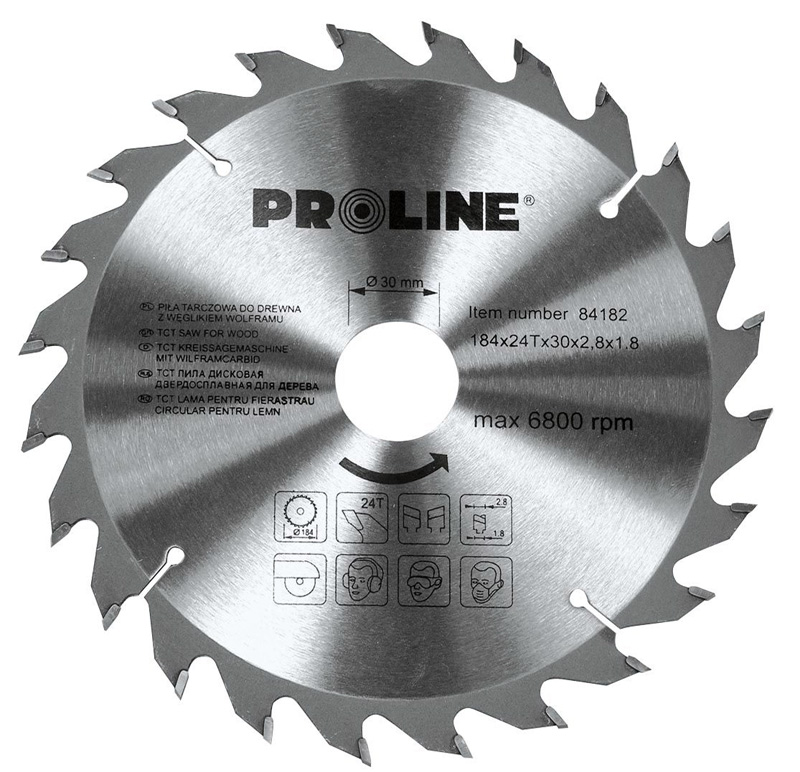PROLINE TOOLS Cirkelsåg för trä 21024T302016 mm, Proline