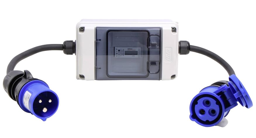Övriga 3 Mobil elmätare, kompakt storlek, camping, 230V digital CEE mellankontakt - 2