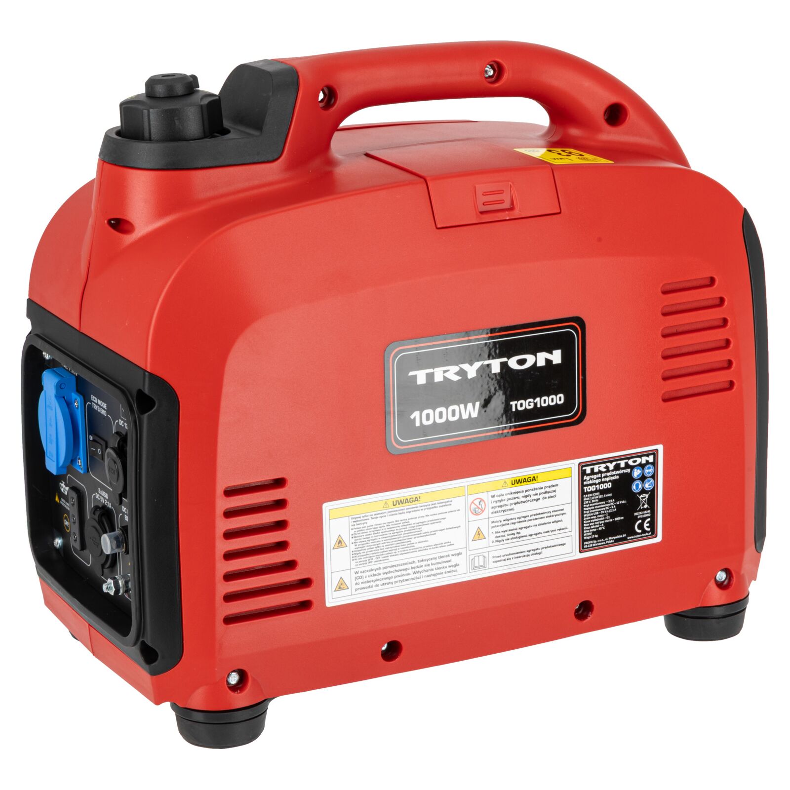 Elverk, inverter, generator 1kW, 230V, Tryton - 5