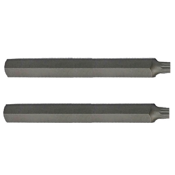 PROLINE TOOLS Bits långa splines M5-M123/8 (10 mm), l=75 mm, 2st, S2, Proline (Storlek (M) : M7)