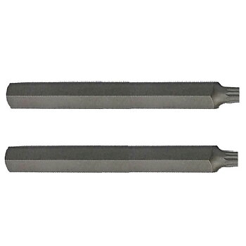 PROLINE TOOLS Bits långa splines M5-M123/8 (10 mm), l=75 mm, 2st, S2, Proline (Storlek (M) : M8)