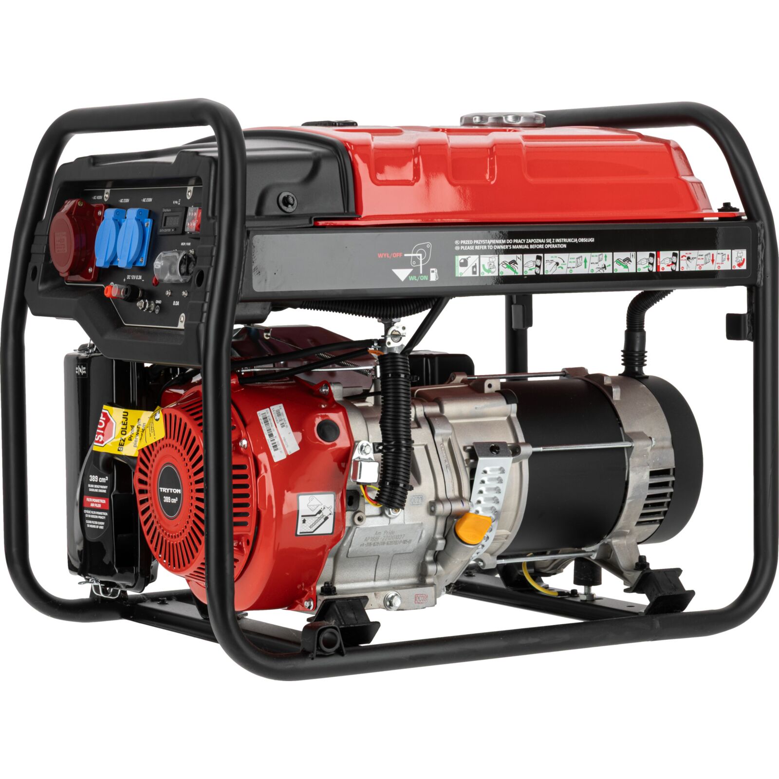 Elverk, generator 5kW 400V/230V, Tryton - 3