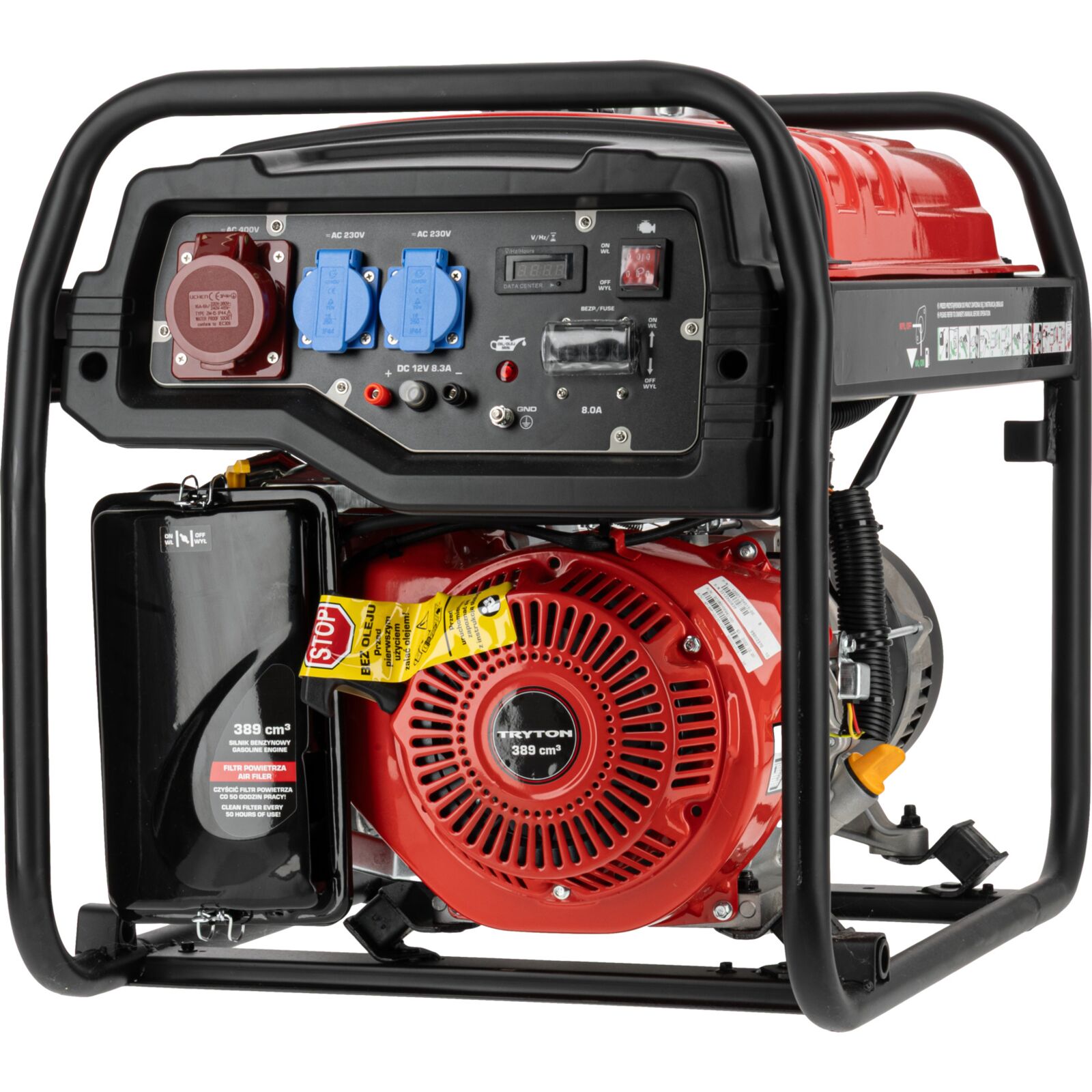 Elverk, generator 5kW 400V/230V, Tryton - 4