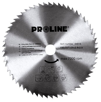 PROLINE TOOLS Cirkelsåg för trä 315 mm, 8T, Carbon Free, Proline