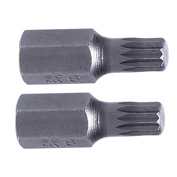PROLINE TOOLS Splines bits 3/8 (10 mm) M5-M12, 2 st., S2, Proline (Storlek (M) : M7)
