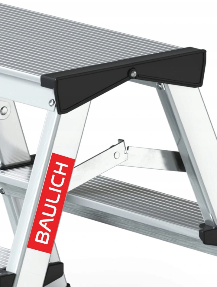 Pall 38 cm, hopfällbart mini stege, aluminium, max 125 kg, BAULICH - 7