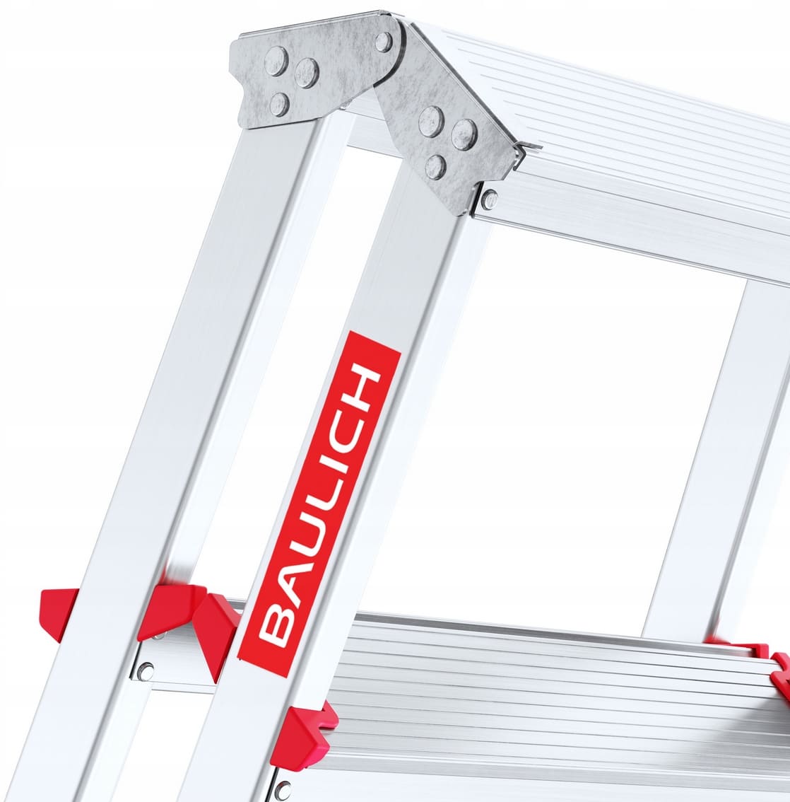 Pall 60 cm, hopfällbart mini stege, aluminium, max 125 kg, BAULICH - 2