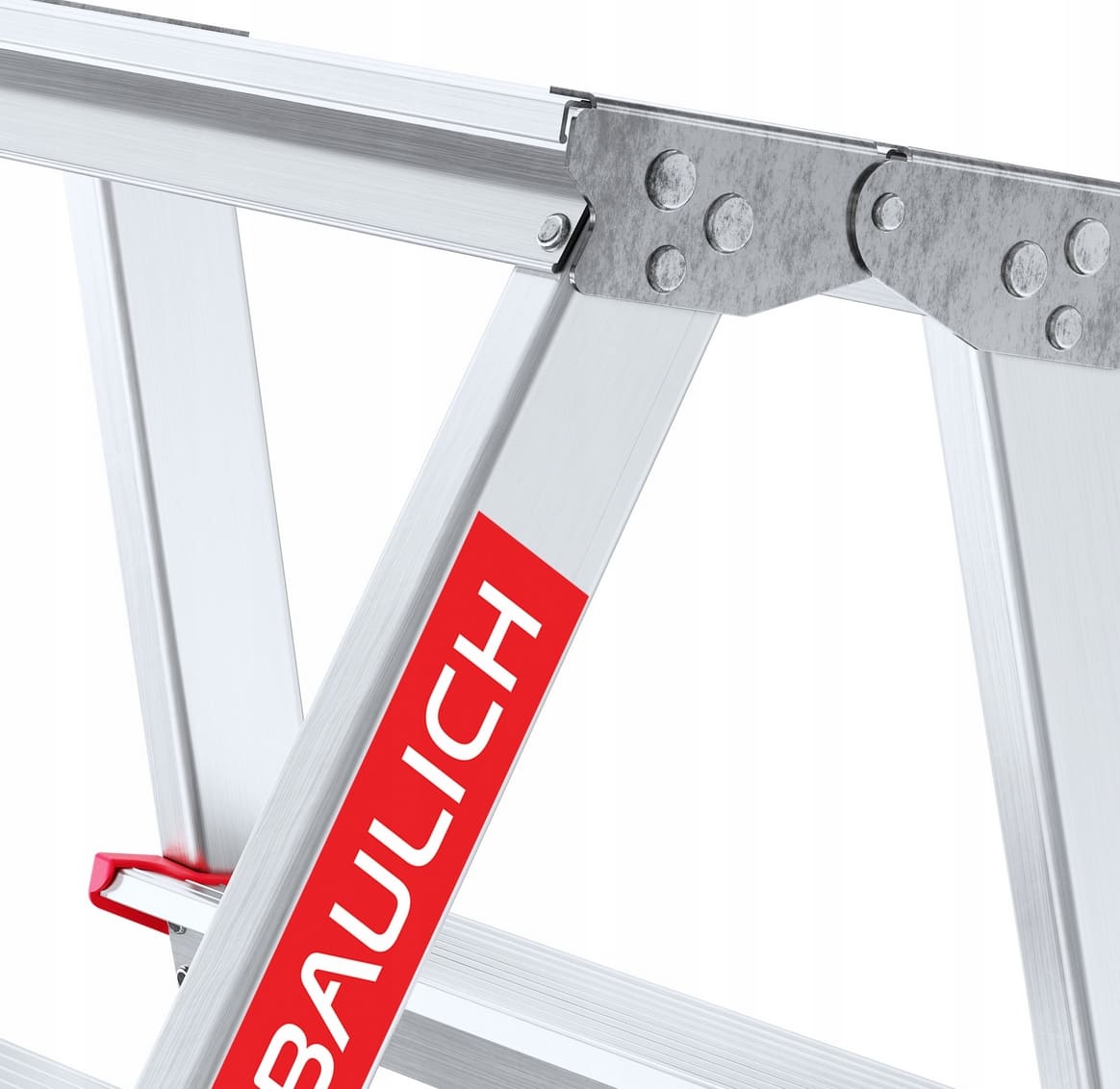 Pall 81 cm, hopfällbart mini stege, aluminium, max 125 kg, BAULICH - 8