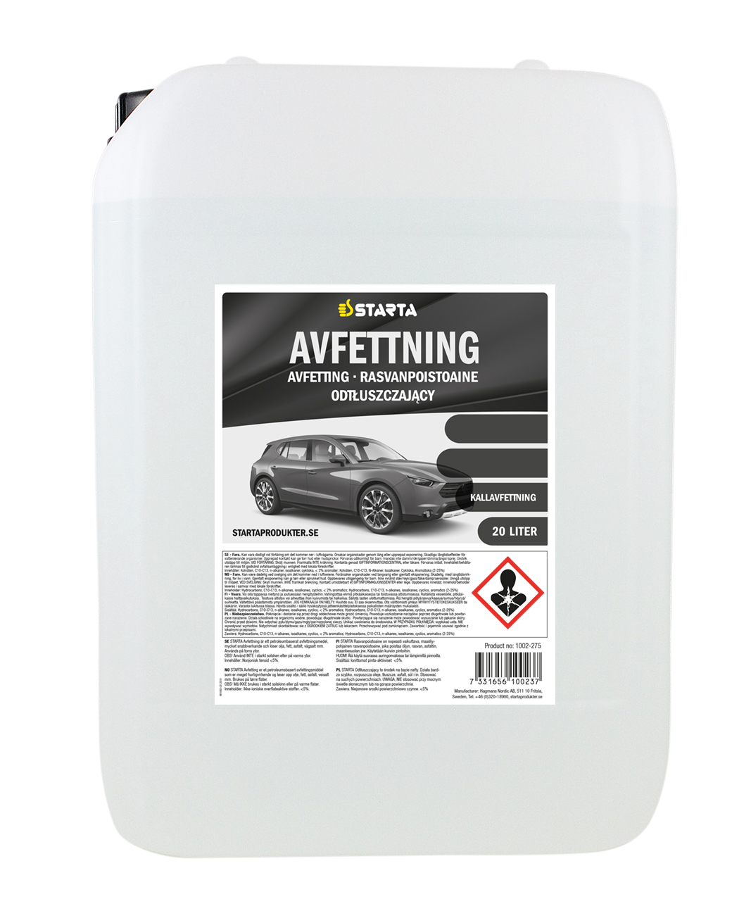 Starta Avfettningsmedel 20 L
