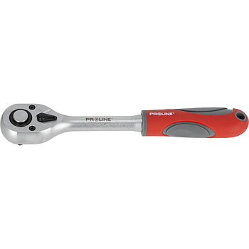 PROLINE TOOLS Vändbar Hylsnyckel 1/4, l=145 mm, 2-komponents Handtag, Proline