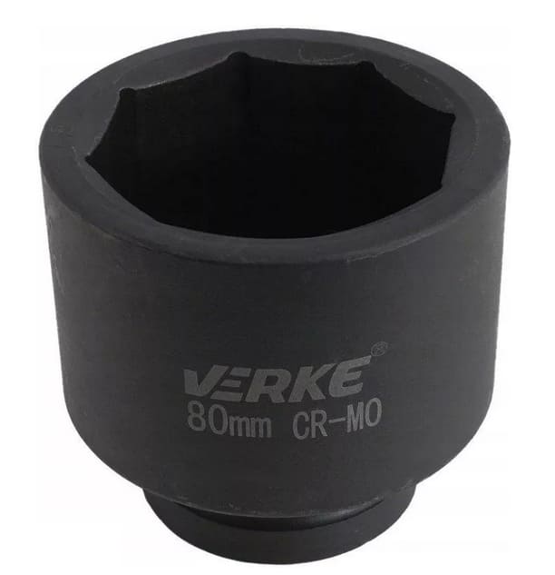 Krafthylsa 180 mm 8-kant, slaghylsa, specialhylsa, stor hylsa, Verke
