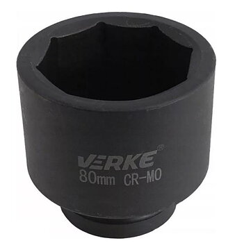 Krafthylsa 180 mm 8-kant, slaghylsa, specialhylsa, stor hylsa, Verke