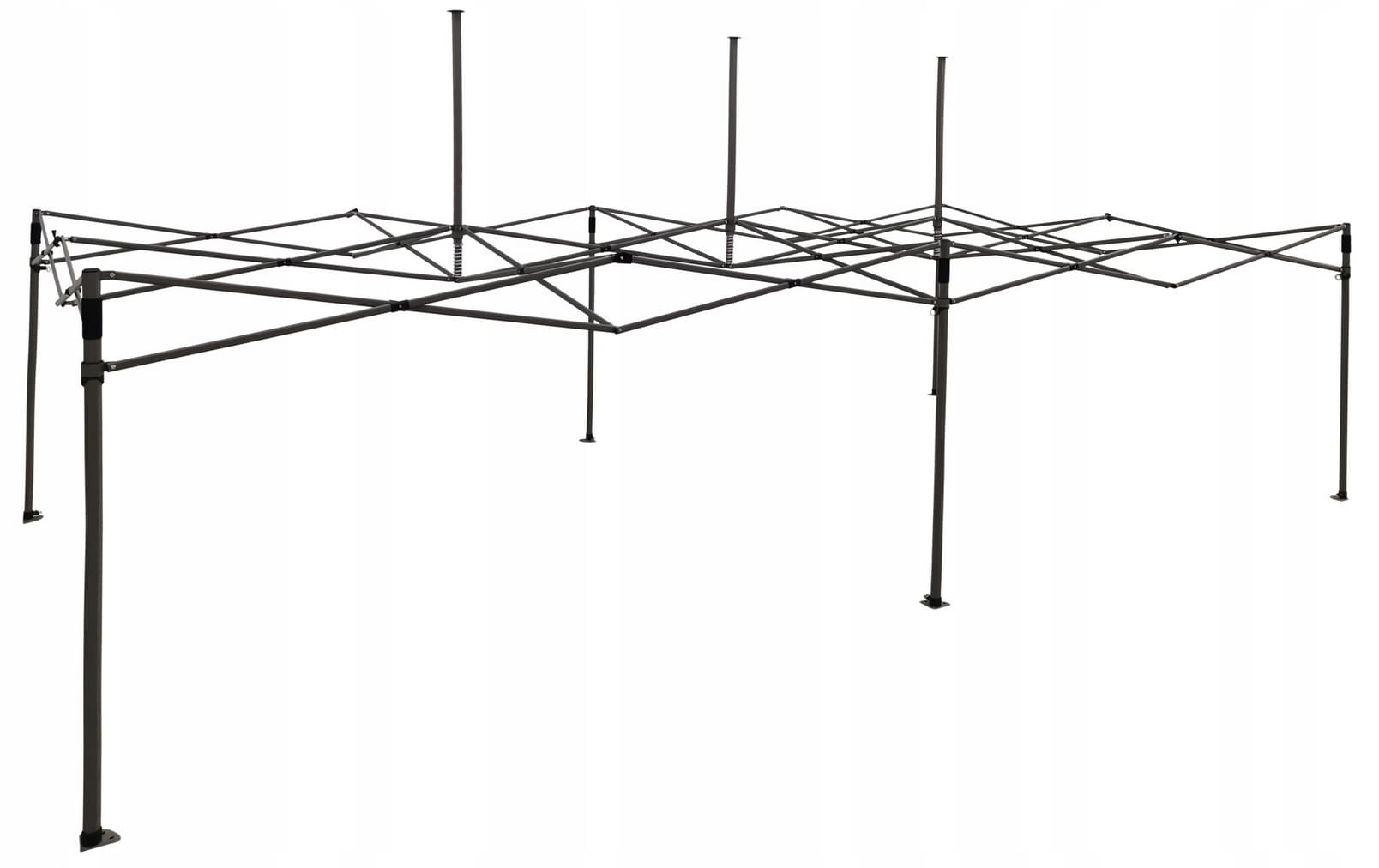 NAMAXA Tältställning 3 x 6m av stål, extra kraftig sexkantsprofil 3.5 x 3.5 cm