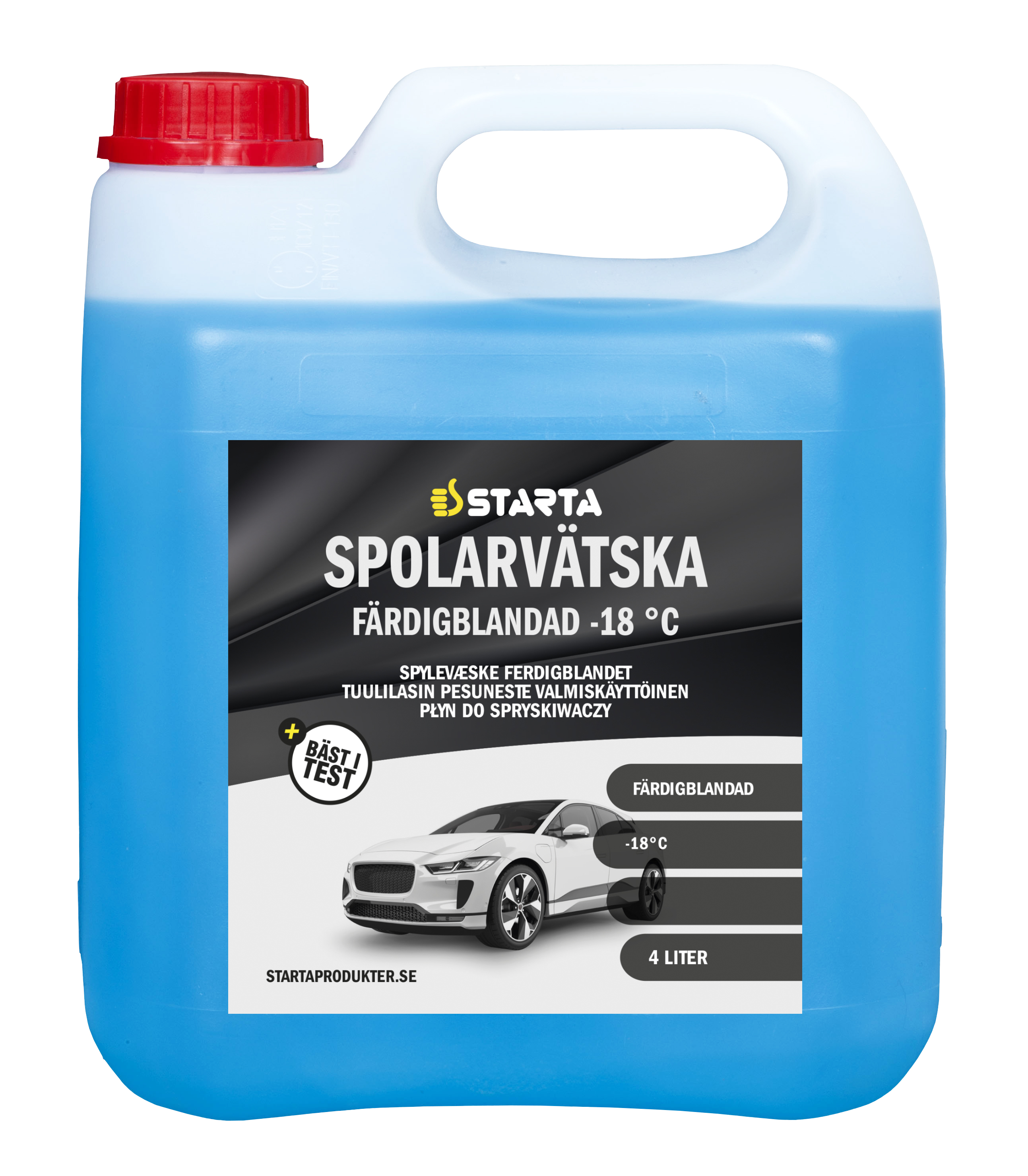 Starta Spolarvätska Färdigblandad 4 L