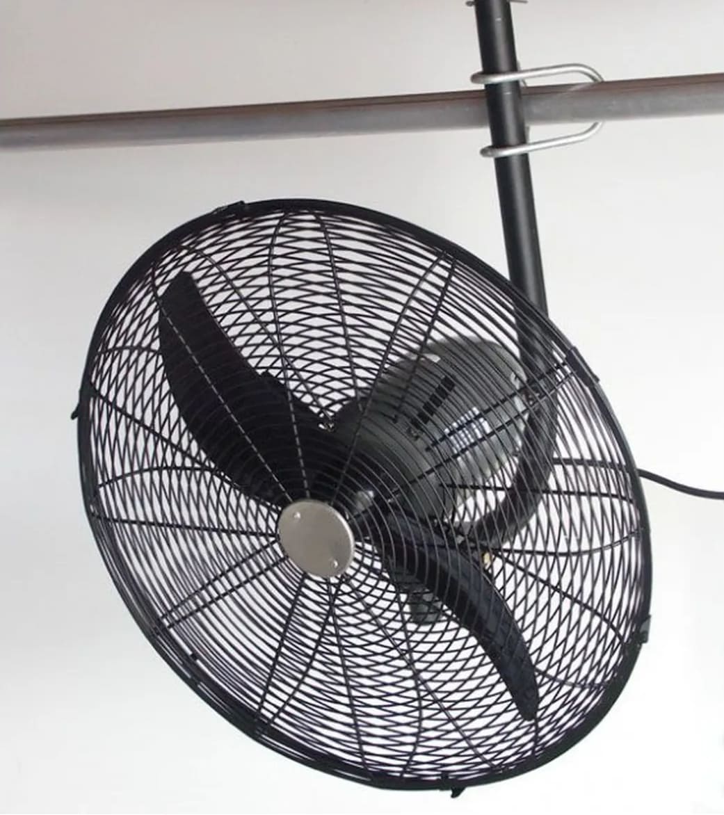 Kraftfull väggfläkt 56 cm 150W - industrifläkt för väggmontering, Fenne - 3