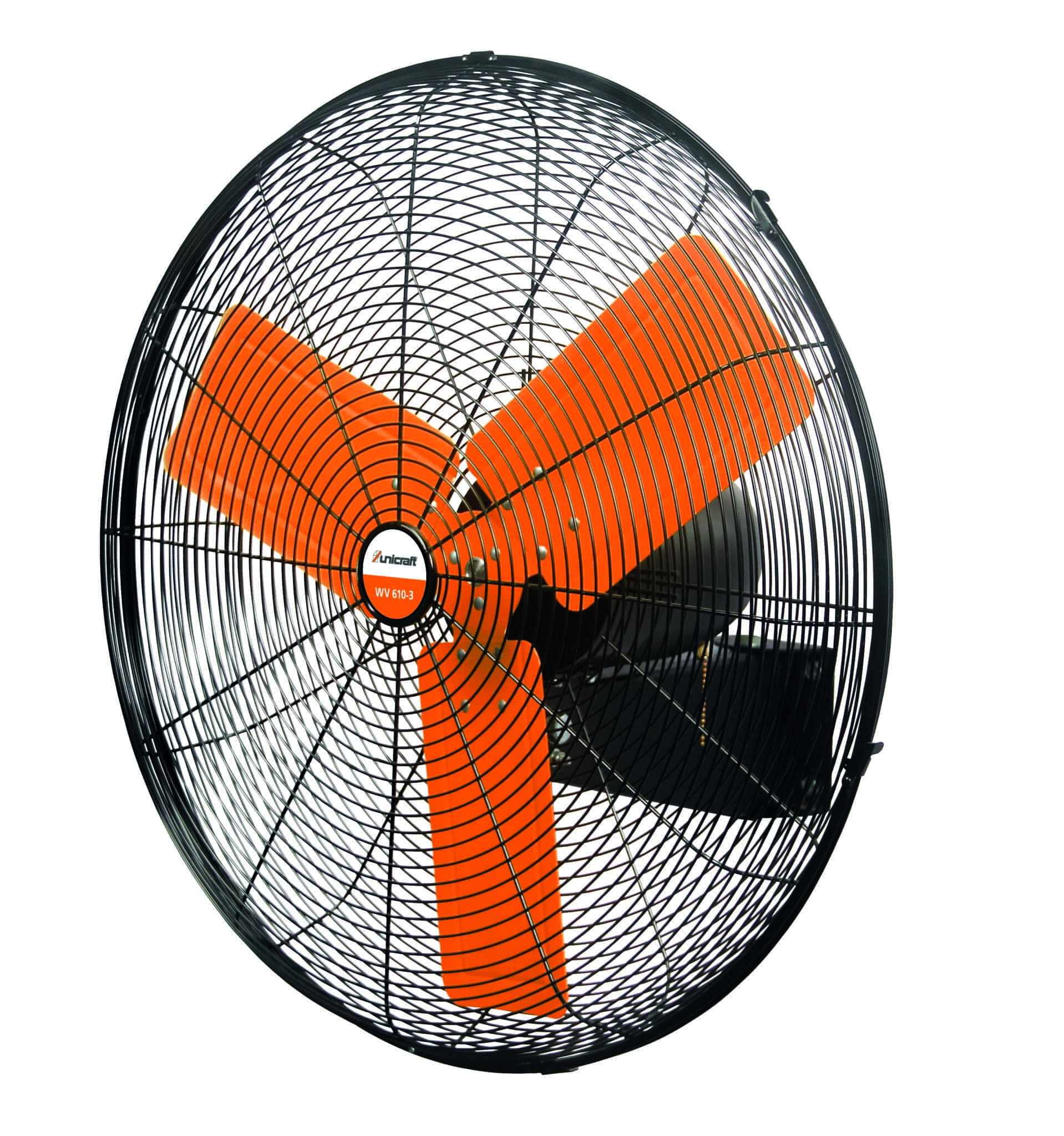 Kraftfull väggfläkt 66 cm (58 cm) 180W - industrifläkt för väggmontering, UNICRAFT - 2