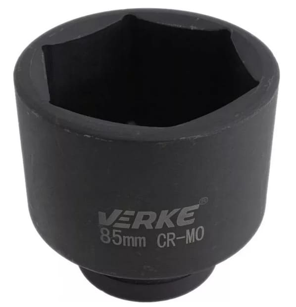 Krafthylsa, stor hylsa 85 mm 6-kant, slaghylsa, specialhylsa, stor hylsa, Verke