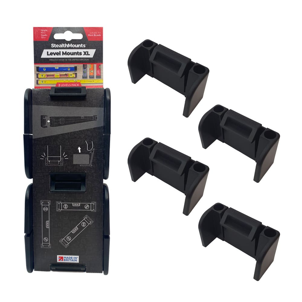 Stealth Mounts Universalfästen för vattenpass XL, 2 par, STEALTHMOUNTS - 4