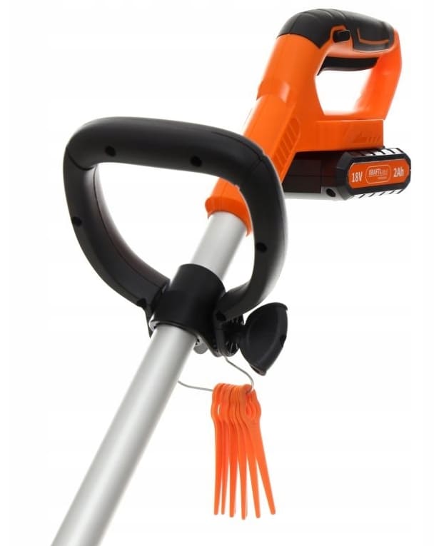 KRAFT&DELE Grästrimmer, batteridriven 18V med 2000mAh batteri och laddare, 26 cm, Kraft & Delle - 6
