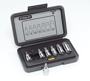 Stanley Bitshylsor HEX 1/2, sats 7 st. 6-19 mm