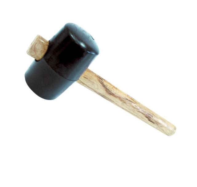 Rubber Mallet 65 mm Dia. 680 g Steel Tube Handle with Rubber