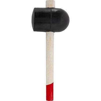 Mega Gummiklubba med trähandtag, 1115 g, 90 mm