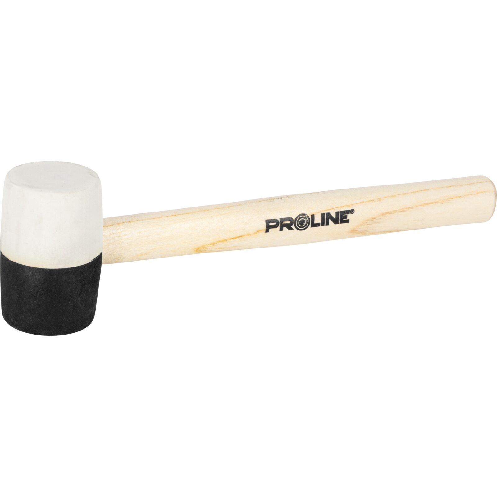 PROLINE TOOLS Gummiklubba 340g, Trähandtag, Svart-Vit, Proline - 2