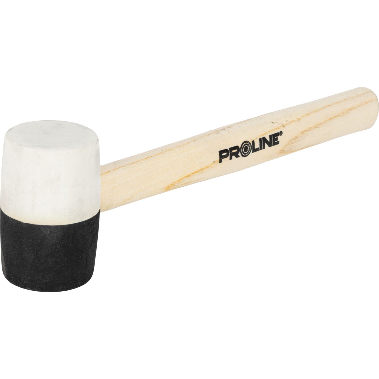 PROLINE TOOLS Gummiklubba 340g, Trähandtag, Svart-Vit, Proline - 4
