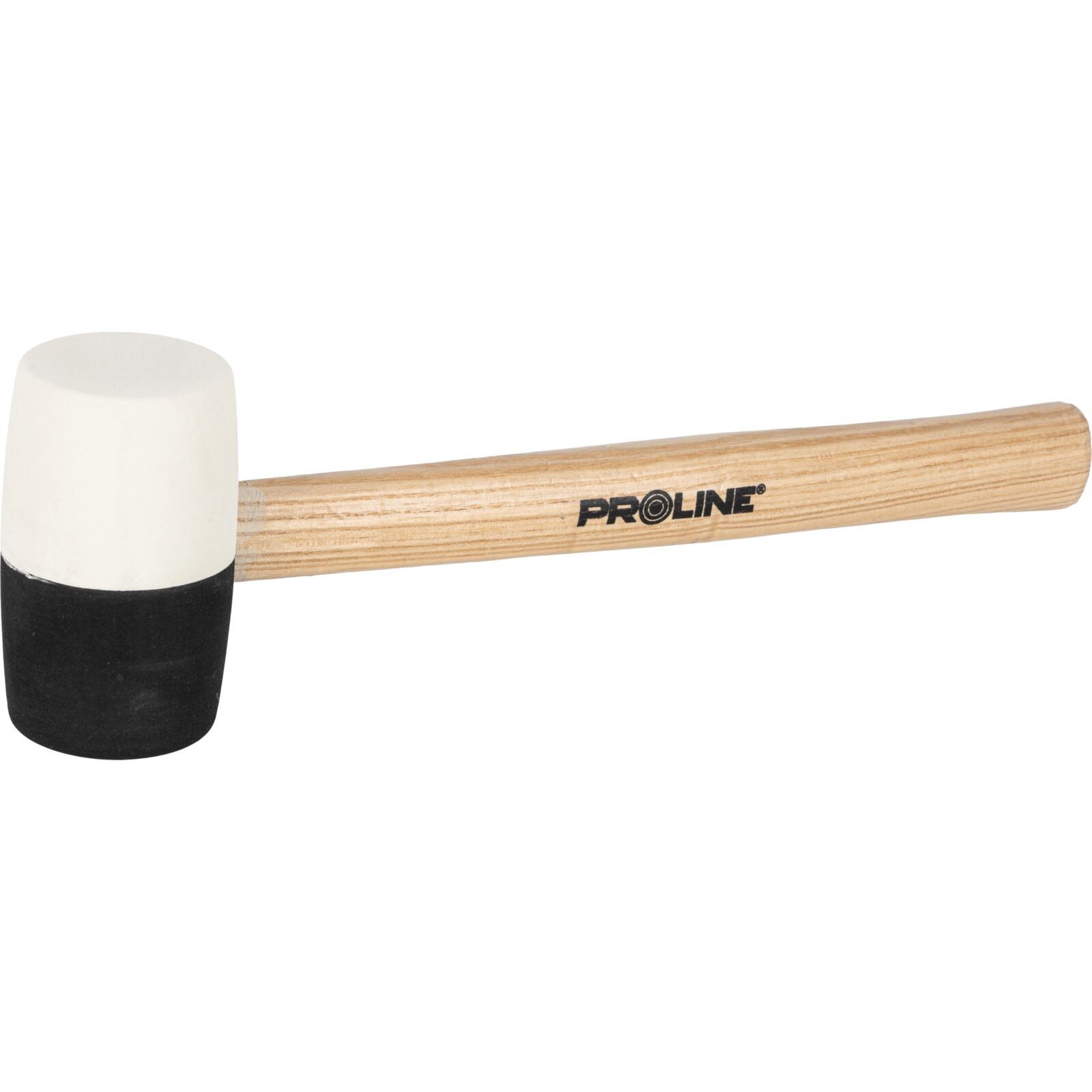 PROLINE TOOLS Gummiklubba 370g, Trähandtag, Svart-Vit, Proline - 4