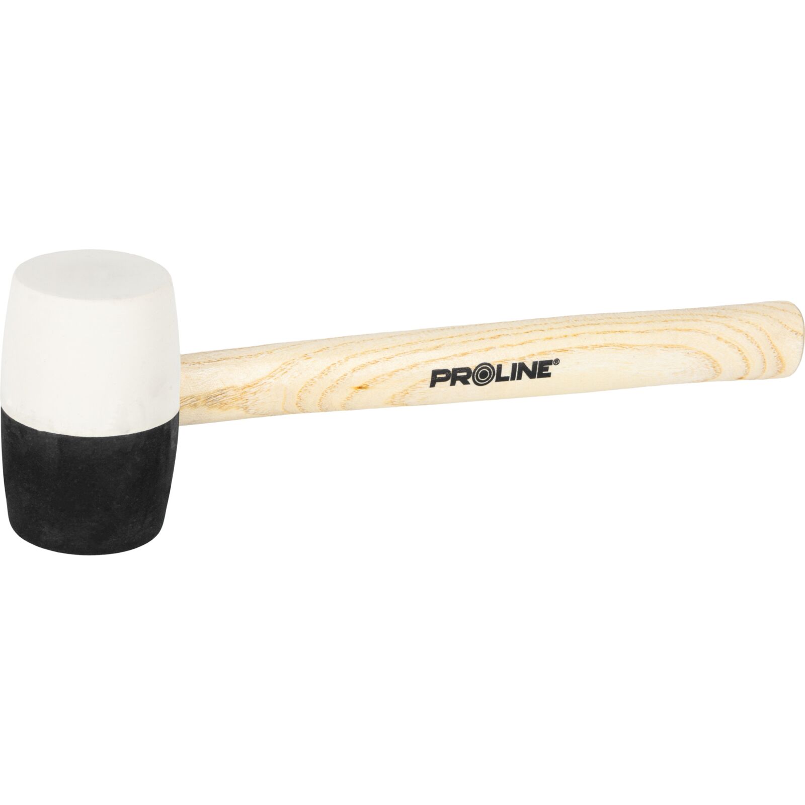 PROLINE TOOLS Gummiklubba svart-vit 580g, Trähandtag, Proline - 2