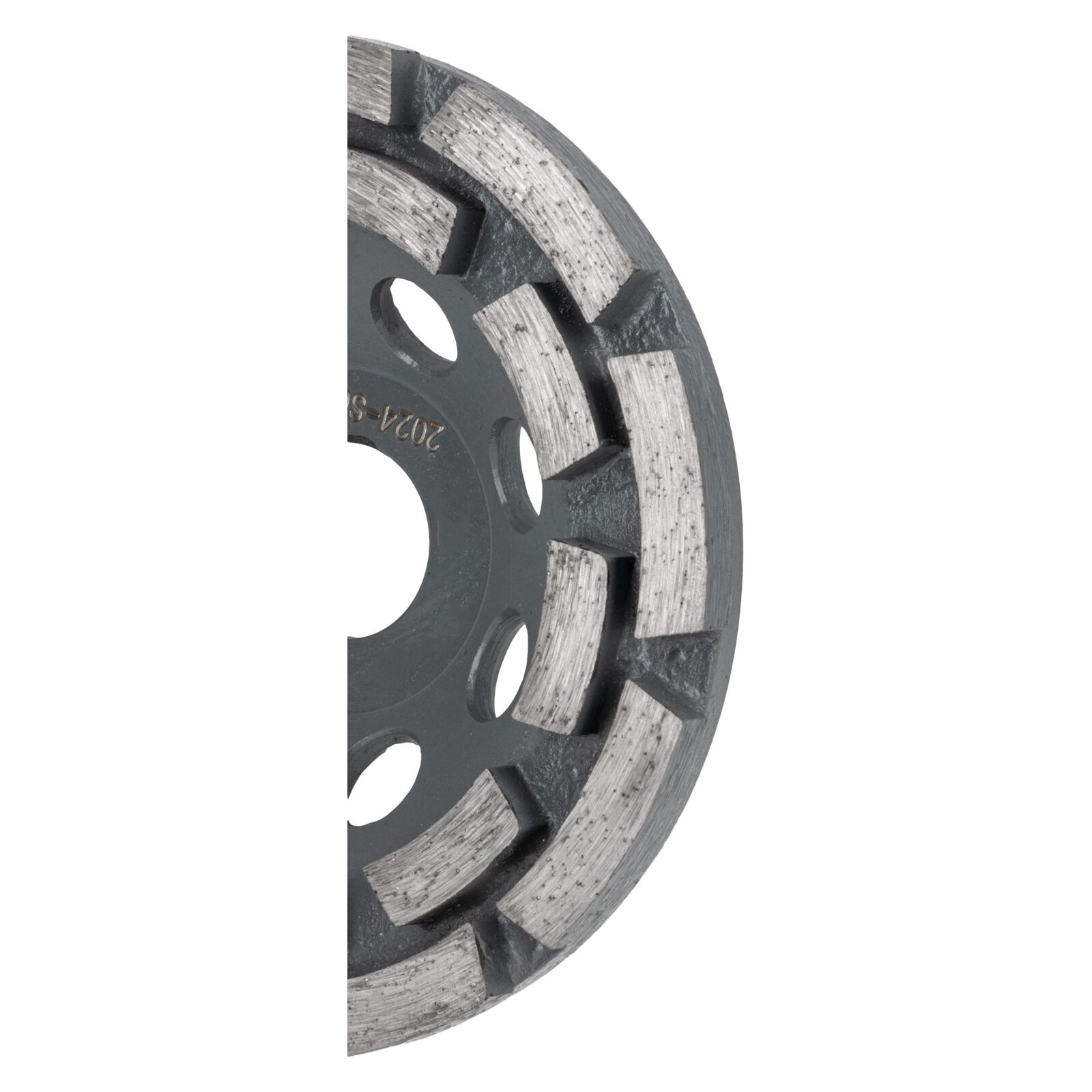 PROLINE TOOLS Diamantslipskiva 115 mm, 2-segment, 6 mm tjock, 8 mm hål, 22.2 mm axel, Proline - 2