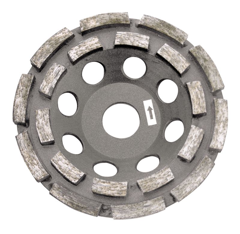PROLINE TOOLS Diamantslipskiva 115 mm, 2-segment, 6 mm tjock, 8 mm hål, 22.2 mm axel, Proline