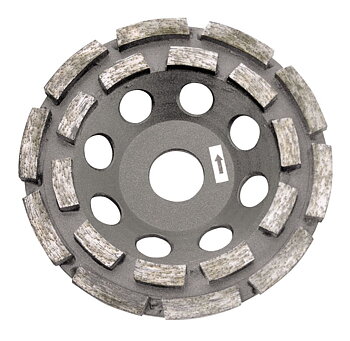 PROLINE TOOLS Diamantslipskiva 115 mm, 2-segment, 6 mm tjock, 8 mm hål, 22.2 mm axel, Proline