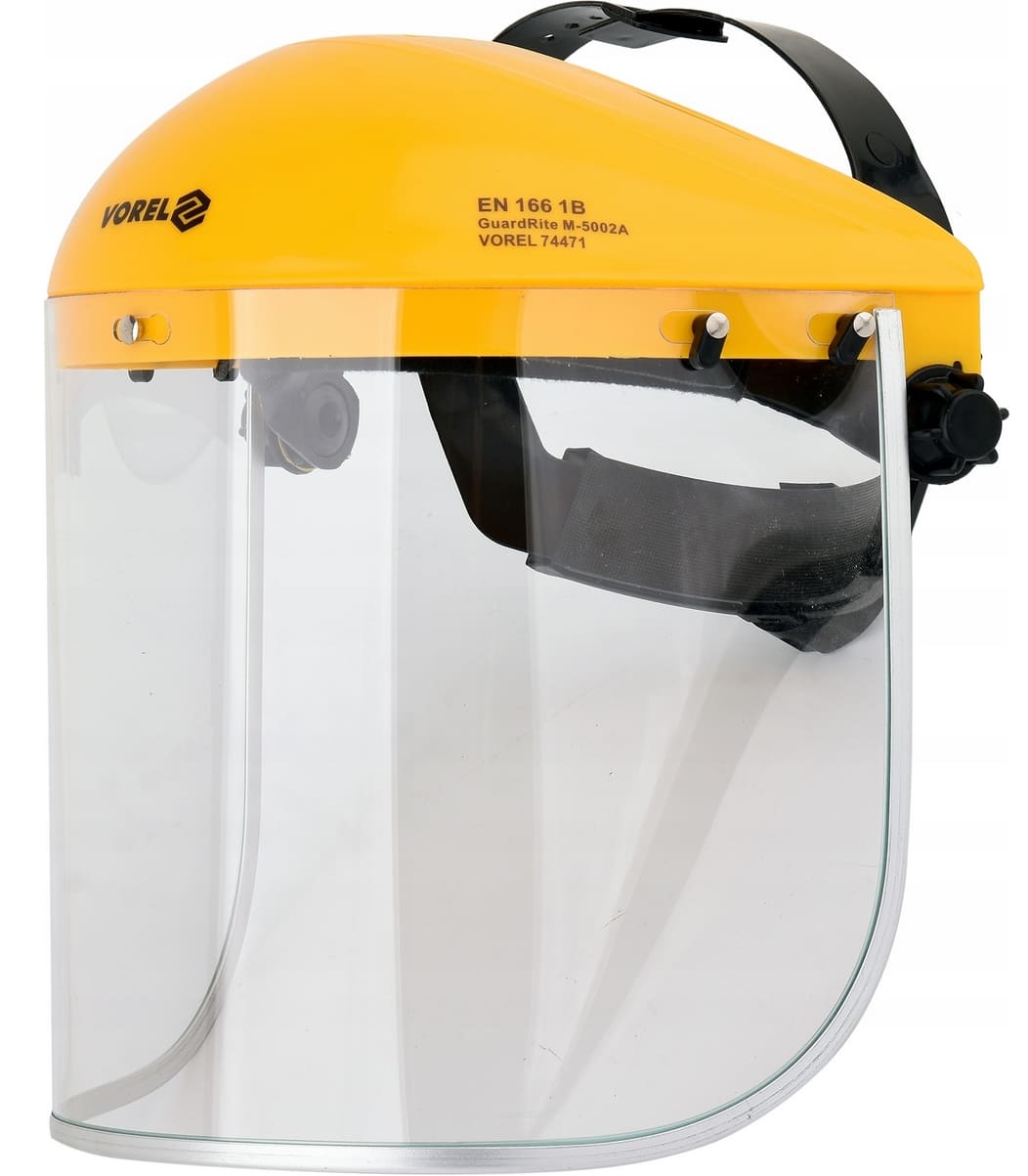 Skyddsvisir, visir PVC PE, Klass 1, CE, Vorel