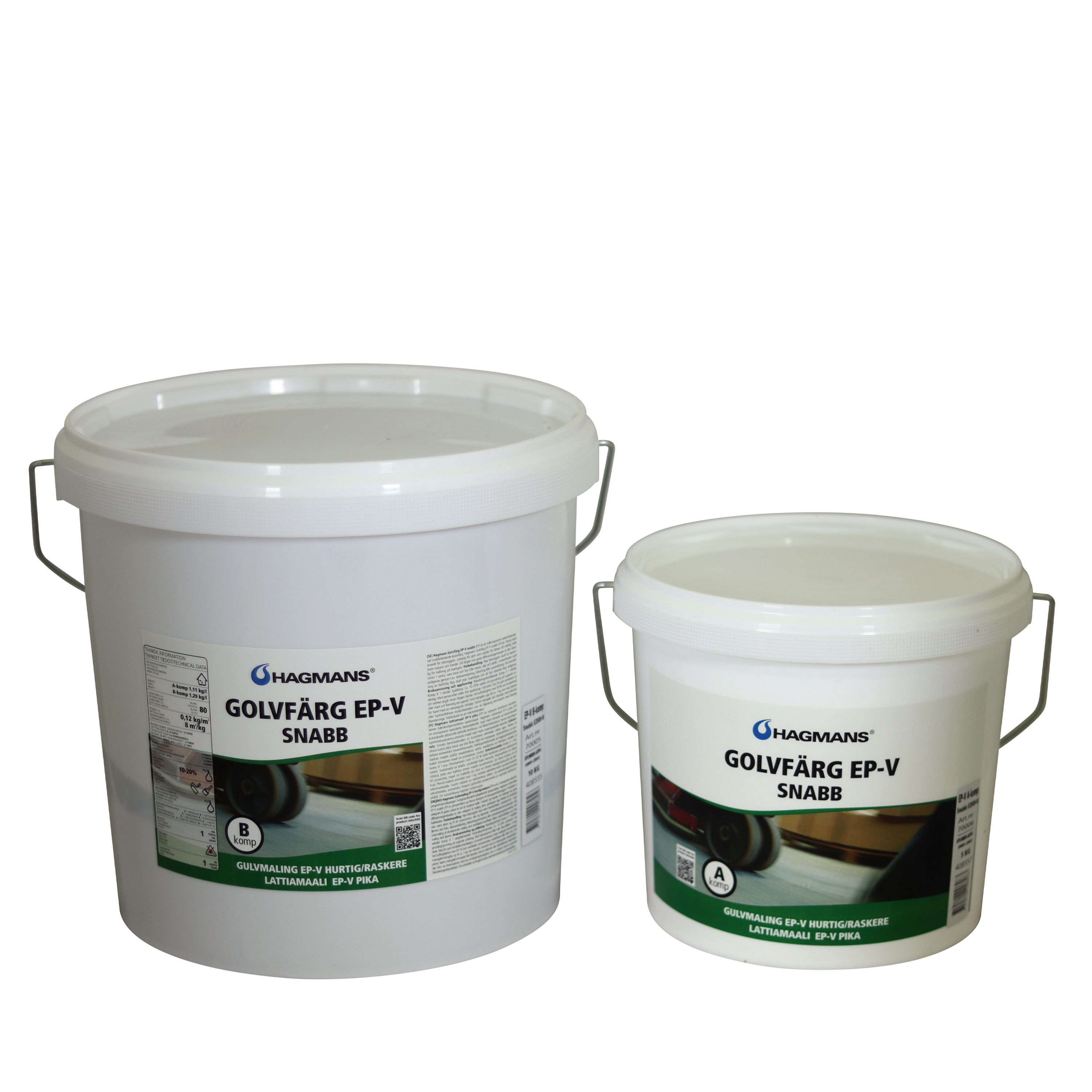 Hagmans Golvfärg EP-V Snabb S3500-N 10 KG