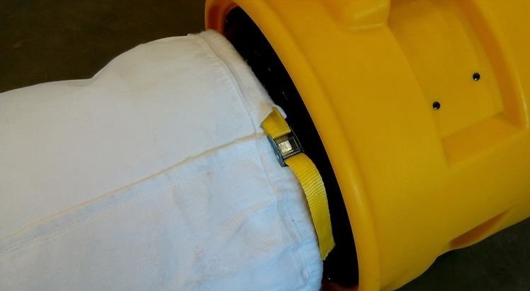 Dammsäck Dammfilter Ø 407 mm för Industrifläkt Master BLM 8800, 3m - 7