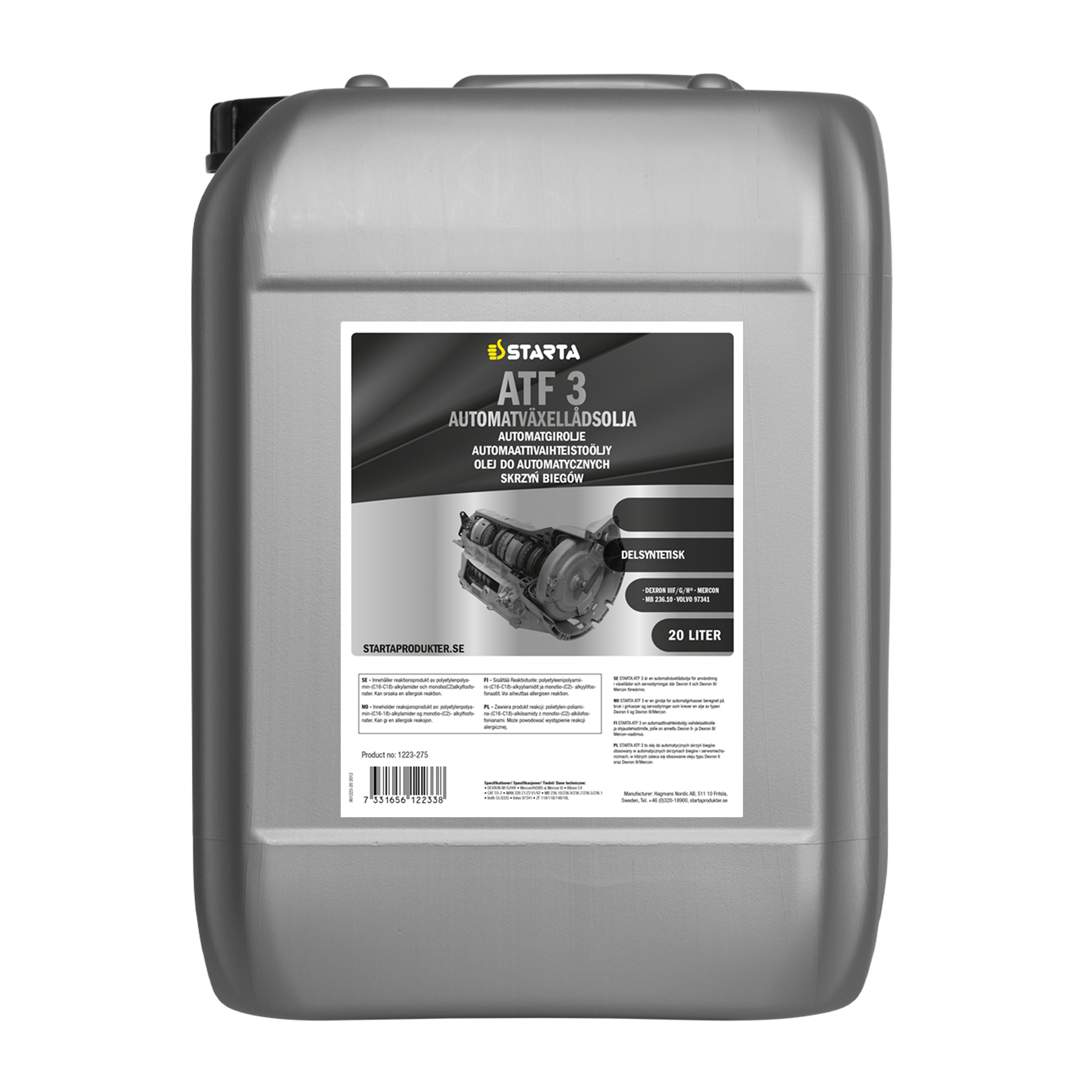 Starta ATF 3 Dexron III/Mercon 20 L - 3