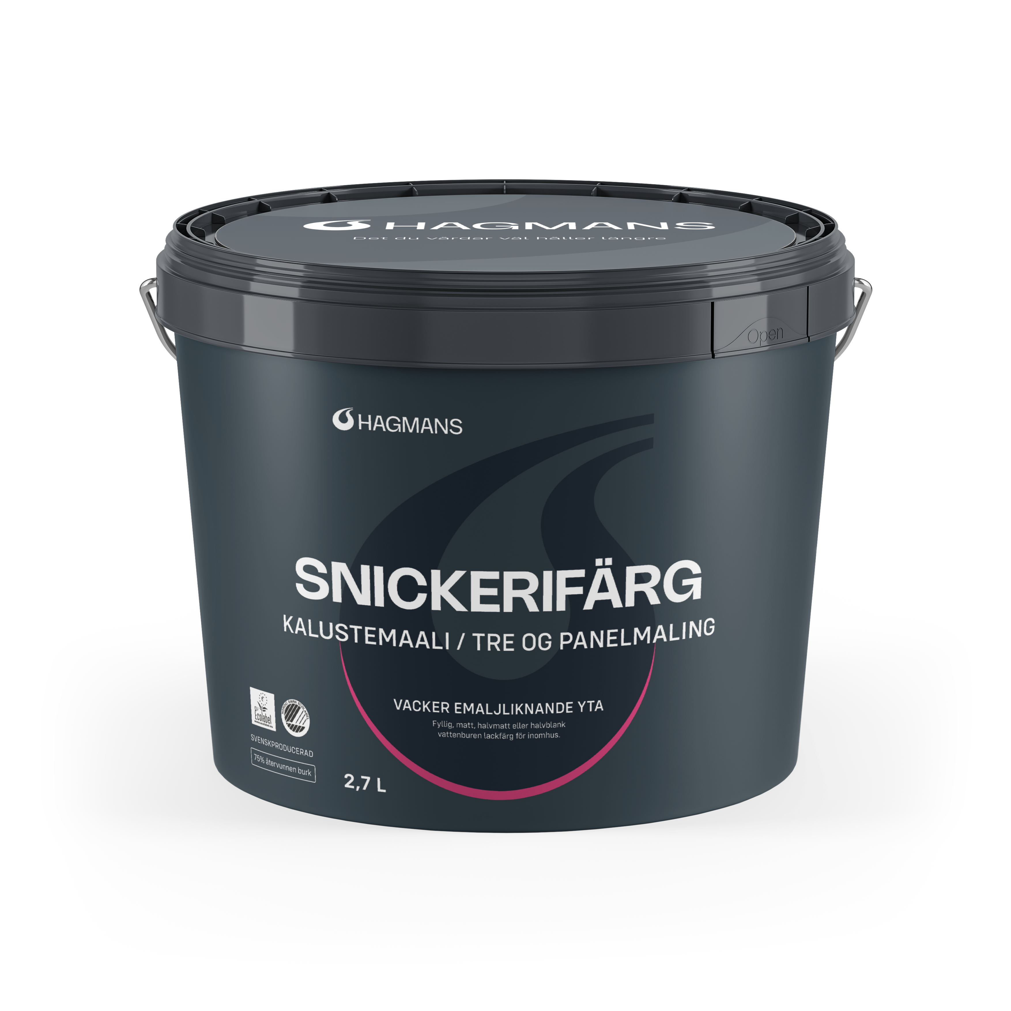 Hagmans Snickerifärg 40 Bas Vit 2,7 L