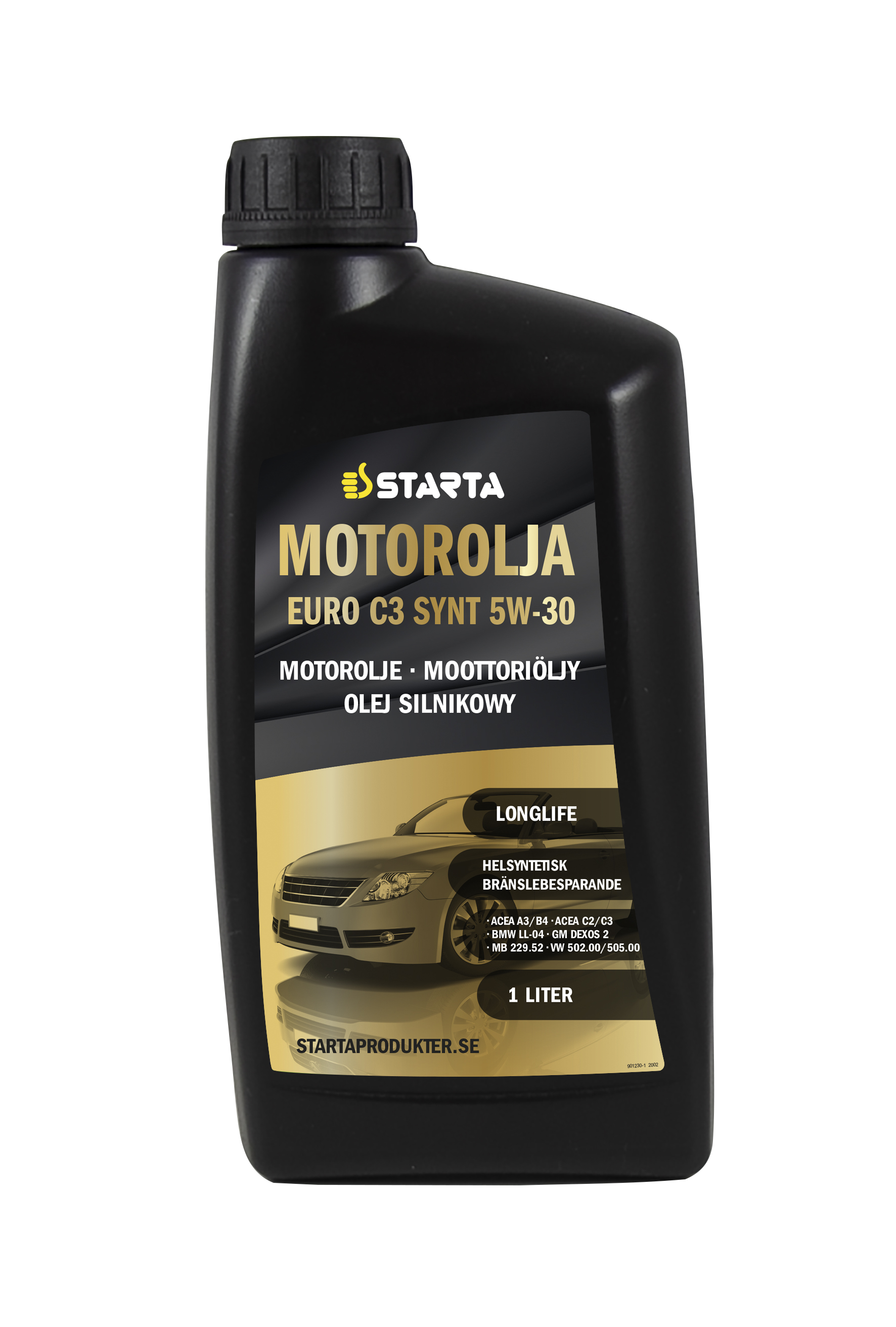 Starta Motorolja Euro C3 Synt 5W-30 1 L