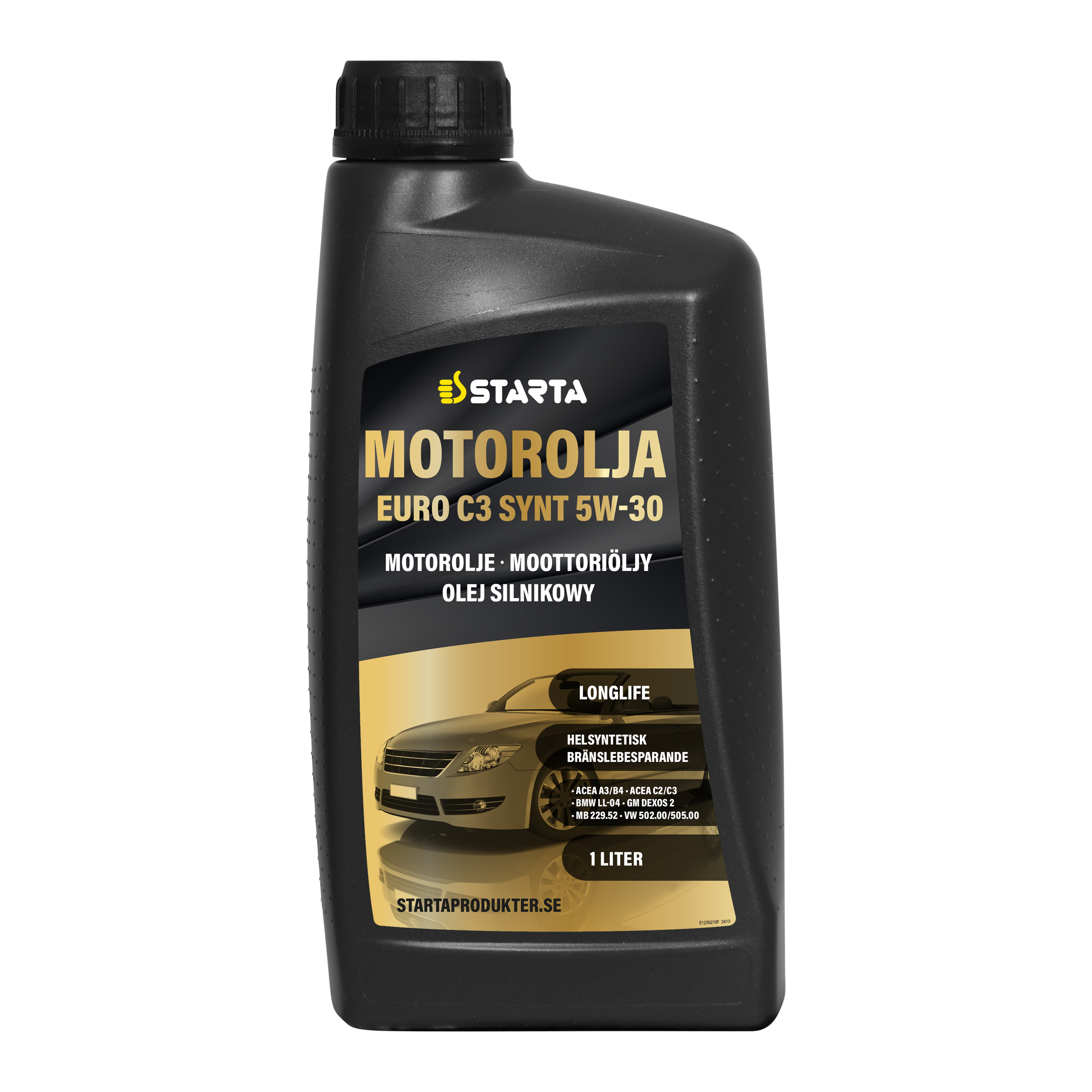 Starta Motorolja Euro C3 Synt 5W-30 1 L - 2