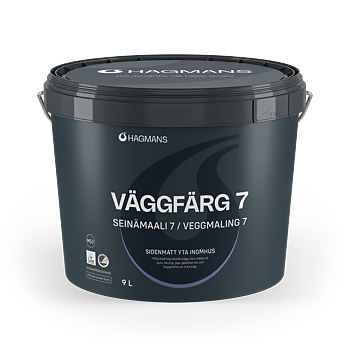 Hagmans Väggfärg 7 Vit/Bas A 9 L