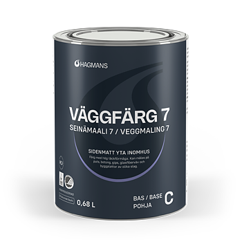 Hagmans Väggfärg 7 Bas C 0,68 L