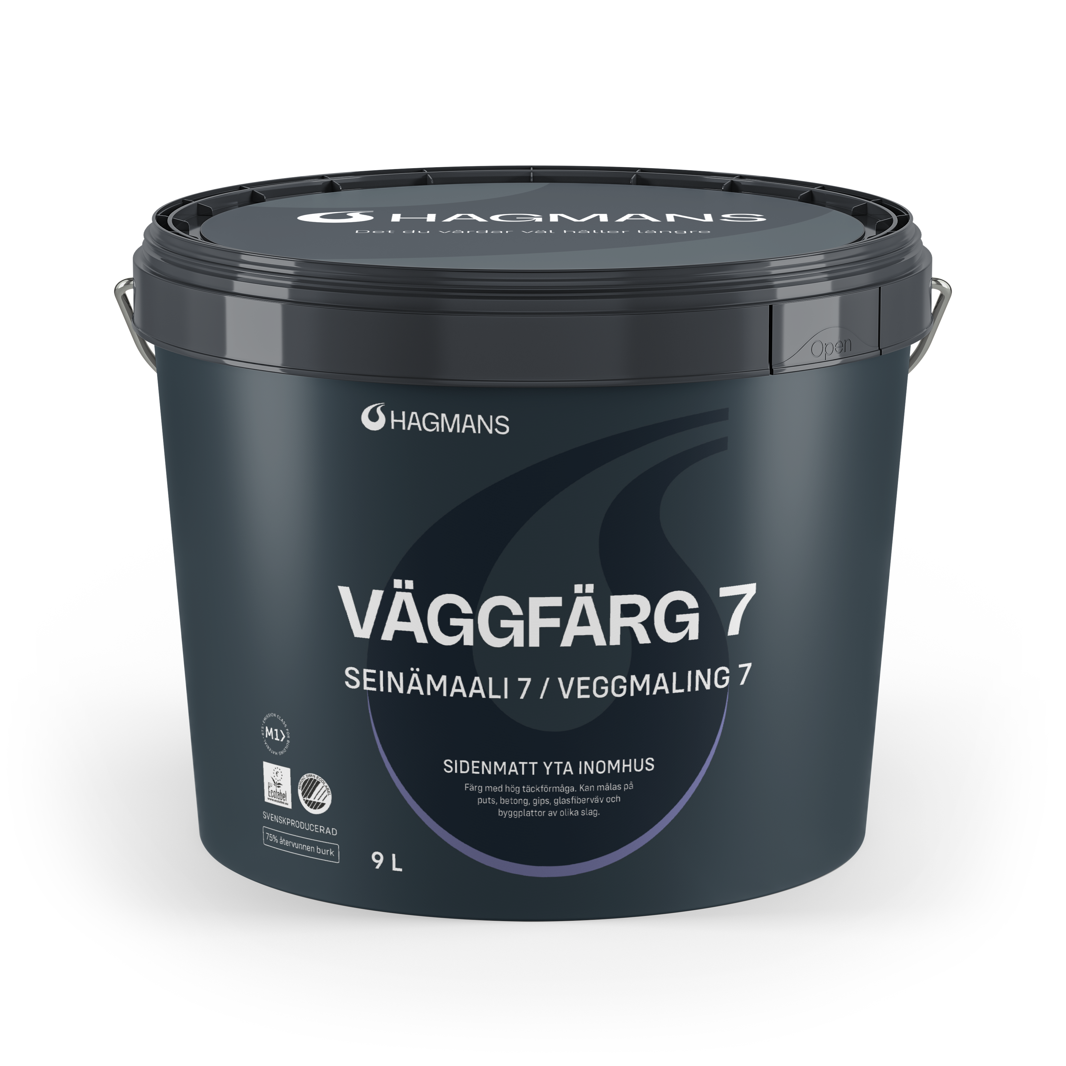 Hagmans Väggfärg 7 Bas C 9 L