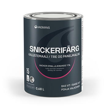 Hagmans Snickerifärg 15 Bas Vit 0,68 L