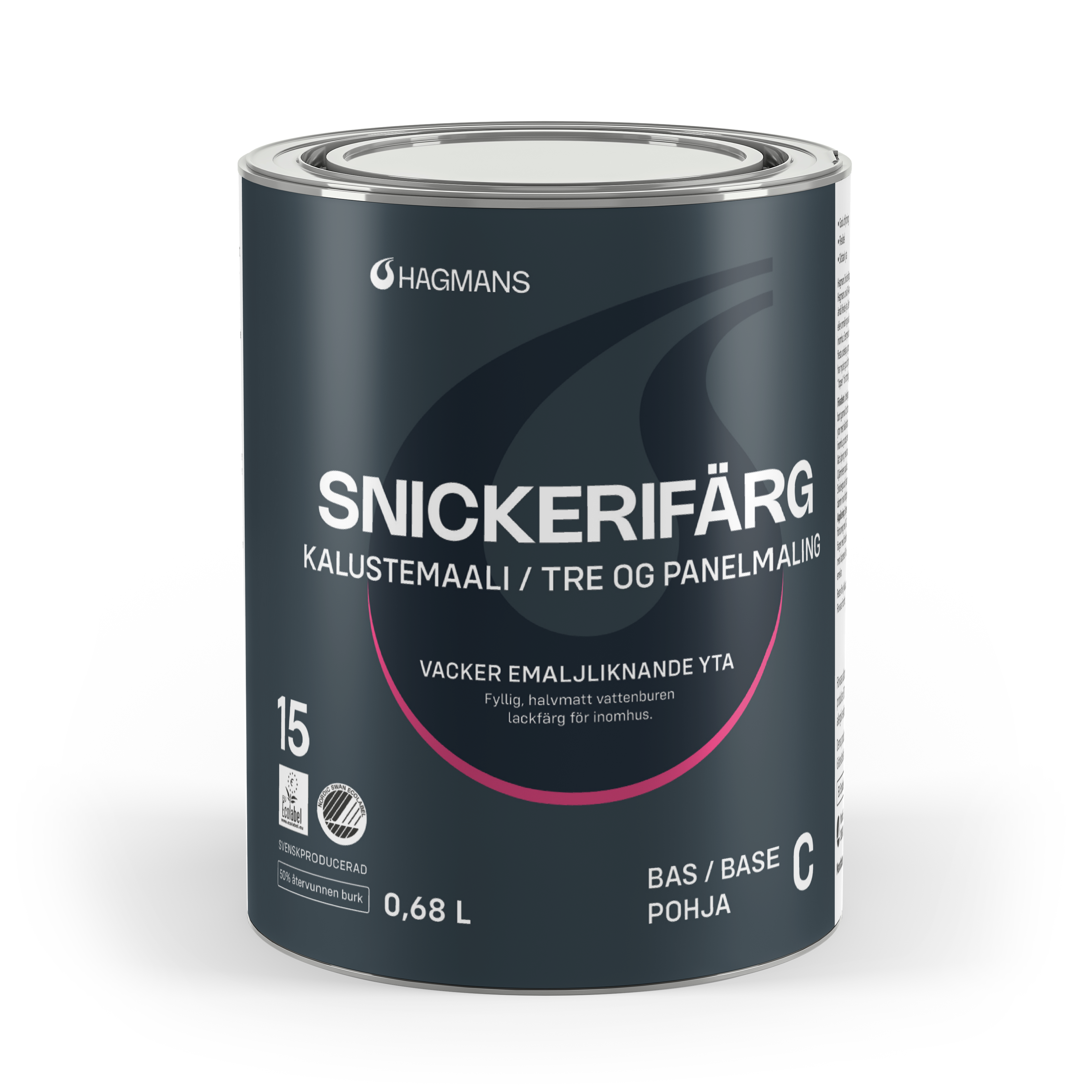 Hagmans Snickerifärg 15 Bas C 0,68 L