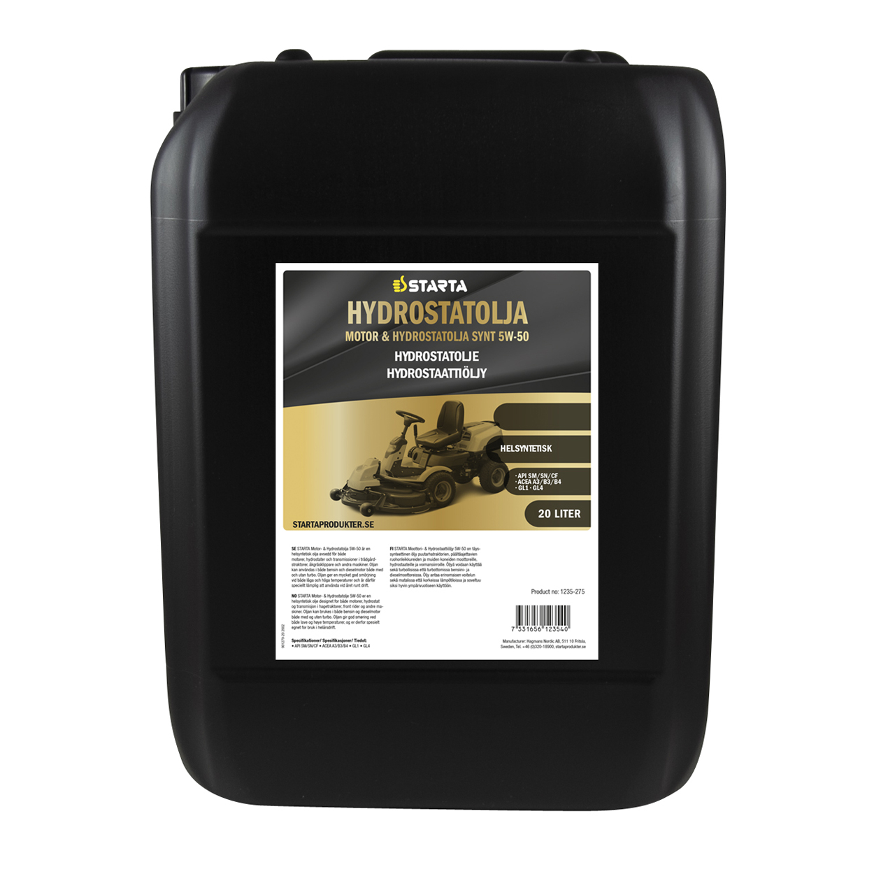 Starta Hydrostatolja 5W-50 20 L - 2