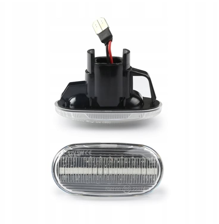 Vita LED blinkers för Honda, orange vandrande ljus, 2 st - 4
