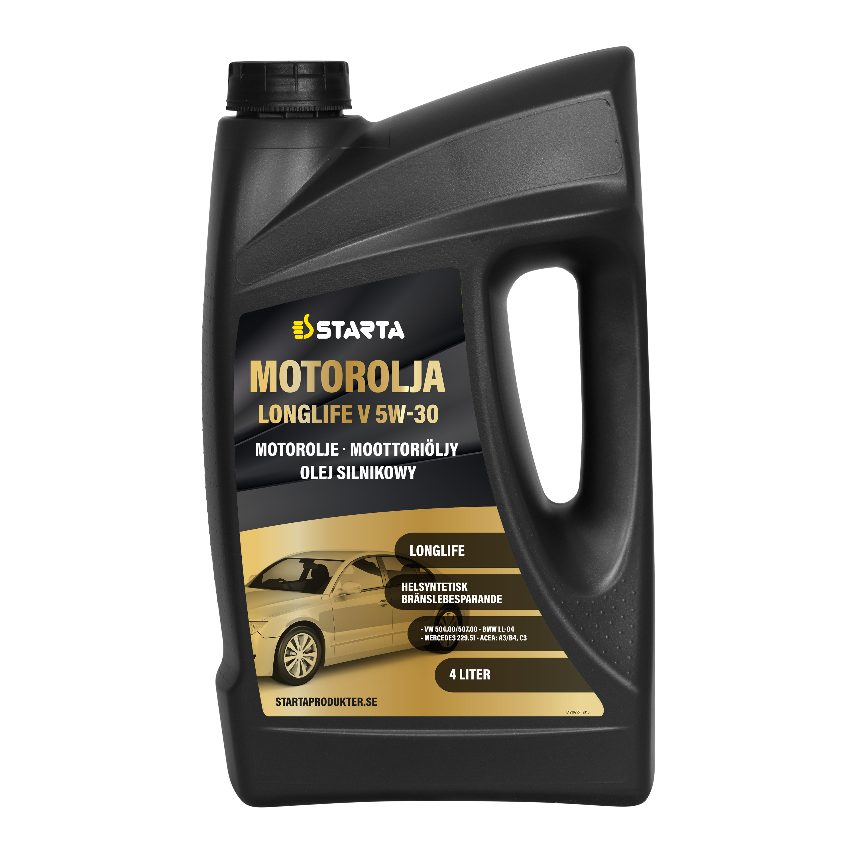 Starta Motorolja Longlife V 5W-30 4 L - 3