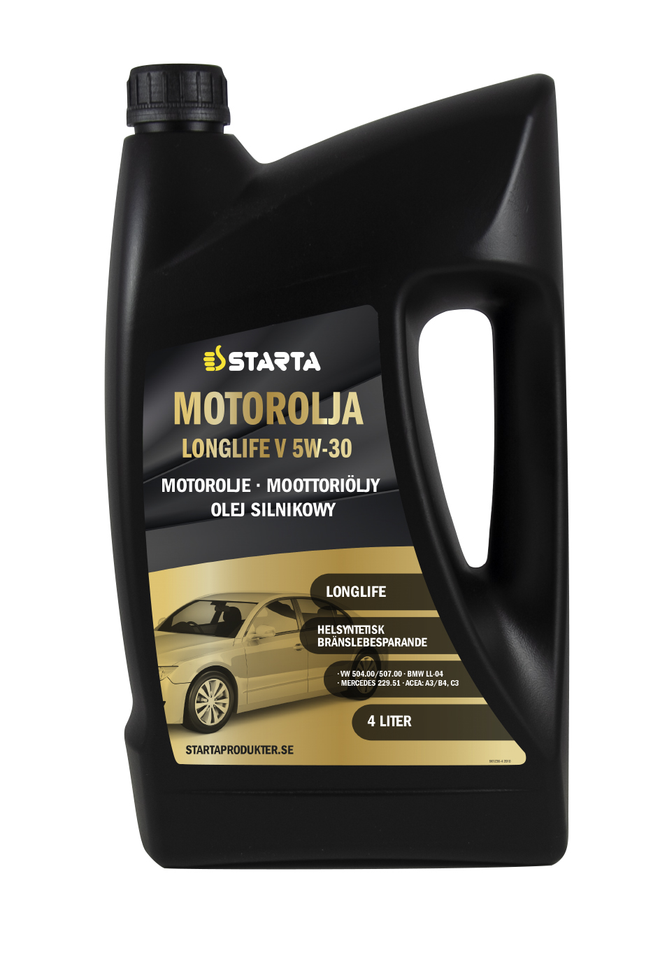 Starta Motorolja Longlife V 5W-30 4 L
