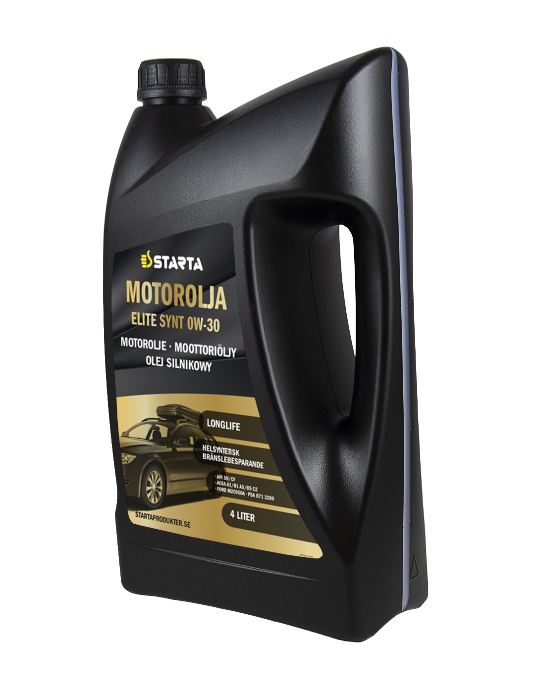 Starta Motorolja Elite Synt 0W-30 4 L